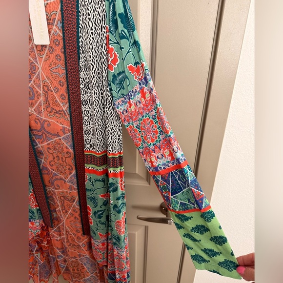 NWT Soft Surroundings Duster “Daydreams Waterfall Topper” Medium (runs Large) - Picture 9 of 10